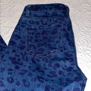 Talbots Dark Leopard Print Women Jeans